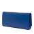 Saint Laurent AB Saint Laurent Blue Calf Leather Grain De Poudre Cassandre Clutch Italy