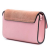 Chloé B Chloé Pink Calf Leather Mini skin and Suede Faye Chain Crossbody Italy