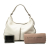 Bottega Veneta B Bottega Veneta White Goatskin Leather Large Washed Cervo Deerskin Hobo Italy