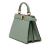 Fendi AB Fendi Green Mint Calf Leather Petite Peekaboo ISeeU Satchel Italy