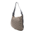 Fendi B Fendi Brown Beige Canvas Fabric Zucchino Oyster Hobo Italy