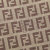 Fendi B Fendi Brown Beige Canvas Fabric Zucchino Oyster Hobo Italy