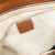 Gucci B Gucci Brown Beige Canvas Fabric GG Web Tote Italy