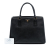 Prada AB Prada Black Saffiano Leather Medium Lux Galleria Satchel Italy