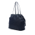 Prada B Prada Blue Dark Blue Nylon Fabric Saffiano Trimmed Tessuto Open Convertible Tote Italy