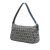 Fendi B Fendi Gray Canvas Fabric Zucchino Double Flap Shoulder Bag Italy