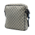 Gucci AB Gucci Brown Beige Coated Canvas Fabric GG Supreme Crossbody Italy