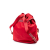 Prada AB Prada Red Nylon Fabric Saffiano Trimmed Tessuto Backpack Italy