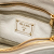 Prada B Prada White Calf Leather Vitello Daino Open Convertible Tote Italy