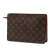 Louis Vuitton B Louis Vuitton Brown Monogram Canvas Fabric Monogram Pochette Homme France