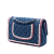 Chanel AB Chanel Blue Denim Fabric Medium Classic Braided Single Flap France