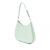 Prada AB Prada Green Mint Calf Leather Spazzolato Cleo Shoulder Bag Italy