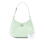 Prada AB Prada Green Mint Calf Leather Spazzolato Cleo Shoulder Bag Italy
