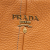 Prada B Prada Brown Caramel Calf Leather Vitello Daino Hobo Bag Italy