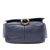 Loewe B LOEWE Blue Navy Calf Leather Anagram Flap Crossbody Spain