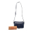 Loewe B LOEWE Blue Navy Calf Leather Anagram Flap Crossbody Spain