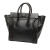 Celine B Celine Black Calf Leather Mini Bicolor Smooth skin Luggage Tote Italy