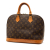 Louis Vuitton B Louis Vuitton Brown Monogram Canvas Fabric Monogram Alma PM France