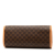 Celine B Celine Brown Coated Canvas Fabric Macadam Clutch Italy