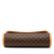 Celine B Celine Brown Coated Canvas Fabric Macadam Clutch Italy