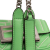 Fendi AB Fendi Green Light Green Calf Leather Nano Zucca Embossed Baguette Charm Italy
