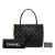 Chanel B Chanel Black Caviar Leather Leather Caviar Medallion Tote Italy