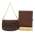 Louis Vuitton AB Louis Vuitton Brown Monogram Canvas Fabric Monogram Mini Pochette Accessoires France