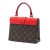 Louis Vuitton AB Louis Vuitton Brown with Red Monogram Canvas Fabric Monogram Locky BB France