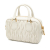 Miu Miu B Miu Miu White Nappa Leather Leather Mini Matelasse Nappa Arcadie Satchel Italy