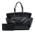 Chanel AB Chanel Black Coated Canvas Fabric Large Quilted Paris Biarritz Tote Italy