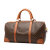 Celine B Celine Brown Coated Canvas Fabric Macadam Travel Bag Italy