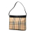 Burberry B Burberry Brown Beige Canvas Fabric House Check Shoulder Bag Italy