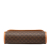 Celine AB Celine Brown Coated Canvas Fabric Macadam Clutch Italy