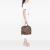 Stella McCartney AB Stella McCartney White with Brown Canvas Fabric Falabella Leopard Printed Fold Over Tote Italy