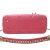 Christian Dior AB Dior Pink Lambskin Leather Leather Mini Lambskin Cannage Lady Dior France