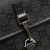 Gucci B Gucci Black Canvas Fabric GG Jackie Belt Bag Italy