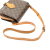 Louis Vuitton B Louis Vuitton Brown Monogram Canvas Canvas Monogram Cartouchiere MM France