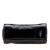 Chanel B Chanel Black Patent Leather Leather Patent Mademoiselle Lock Convertible Wrist Clutch France