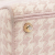 Christian Dior B Dior Pink Light Pink Canvas Fabric Medium Embroidered Houndstooth Lady D Lite Italy