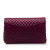 Chanel AB Chanel Purple Magenta Lambskin Leather Leather Quilted Lambskin Camellia Wallet On Chain France