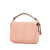Fendi B Fendi Pink Light Pink Calf Leather Mini Zucca Embossed Baguette Satchel Italy