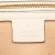 Gucci B Gucci White Ivory Calf Leather Guccissima Linea A Fold Over Satchel Italy