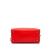 Chanel AB Chanel Red Lambskin Leather Leather Quilted Washed Lambskin Chain Around Bowler Italy