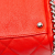 Chanel AB Chanel Red Lambskin Leather Leather Quilted Washed Lambskin Chain Around Bowler Italy