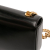 Celine AB Celine Black Calf Leather Smooth skin Cuir Triomphe Chain Shoulder Bag Italy