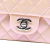 Chanel Pink Mini Rectangular Classic Iridescent Lambskin Single Flap Italy