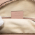 Gucci B Gucci Brown Beige Canvas Fabric Medium GG Web Joy Boston Bag Italy