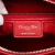 Christian Dior B Dior Red Lambskin Leather Leather Large Lambskin Cannage Lady Dior Italy