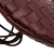 Bottega Veneta Red Bordeaux Lambskin Leather Leather Baby Lambskin Intrecciato Sardine Satchel Italy
