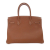 Hermès AB Hermès Brown Calf Leather Togo Birkin Retourne 30 France